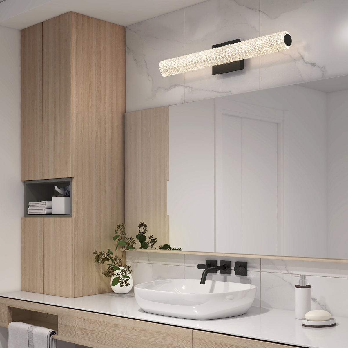 Exalto modern LED bathroom vanity light