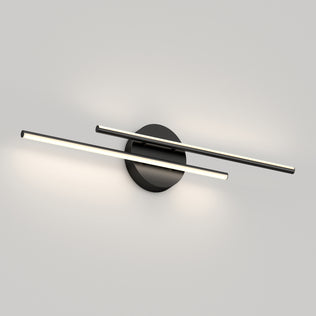 The Artika Cisco 27-in (69 cm) Integrated LED 5-CCT Vanity Light Bar offers adjustable color temperatures, making it ideal for stylish bathroom lighting on a plain white wall.