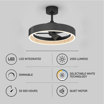 Alton ventilateur de plafond 24 po. - avec télécommande