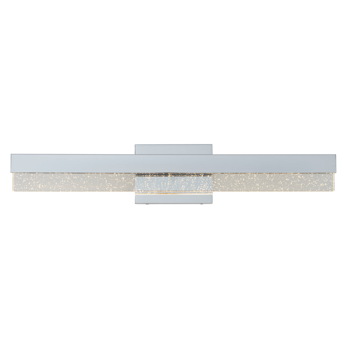 Artika Essence Bubble Bar LED vanity light features a frosted diffuser, sparkling details, and a sleek chrome finish.