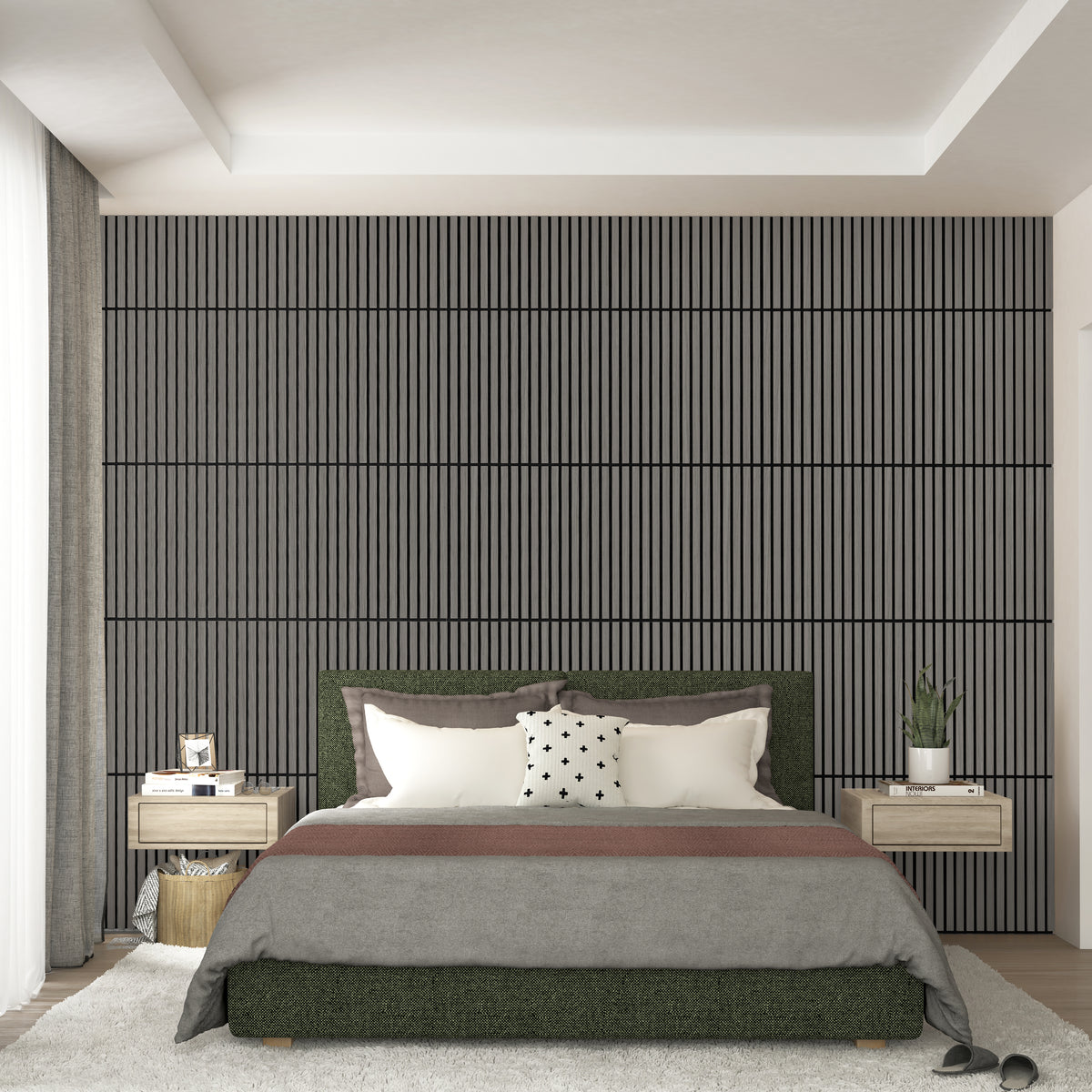 Sonolok 15.5 ft sound-absorbing wall panel kit (4-pack)