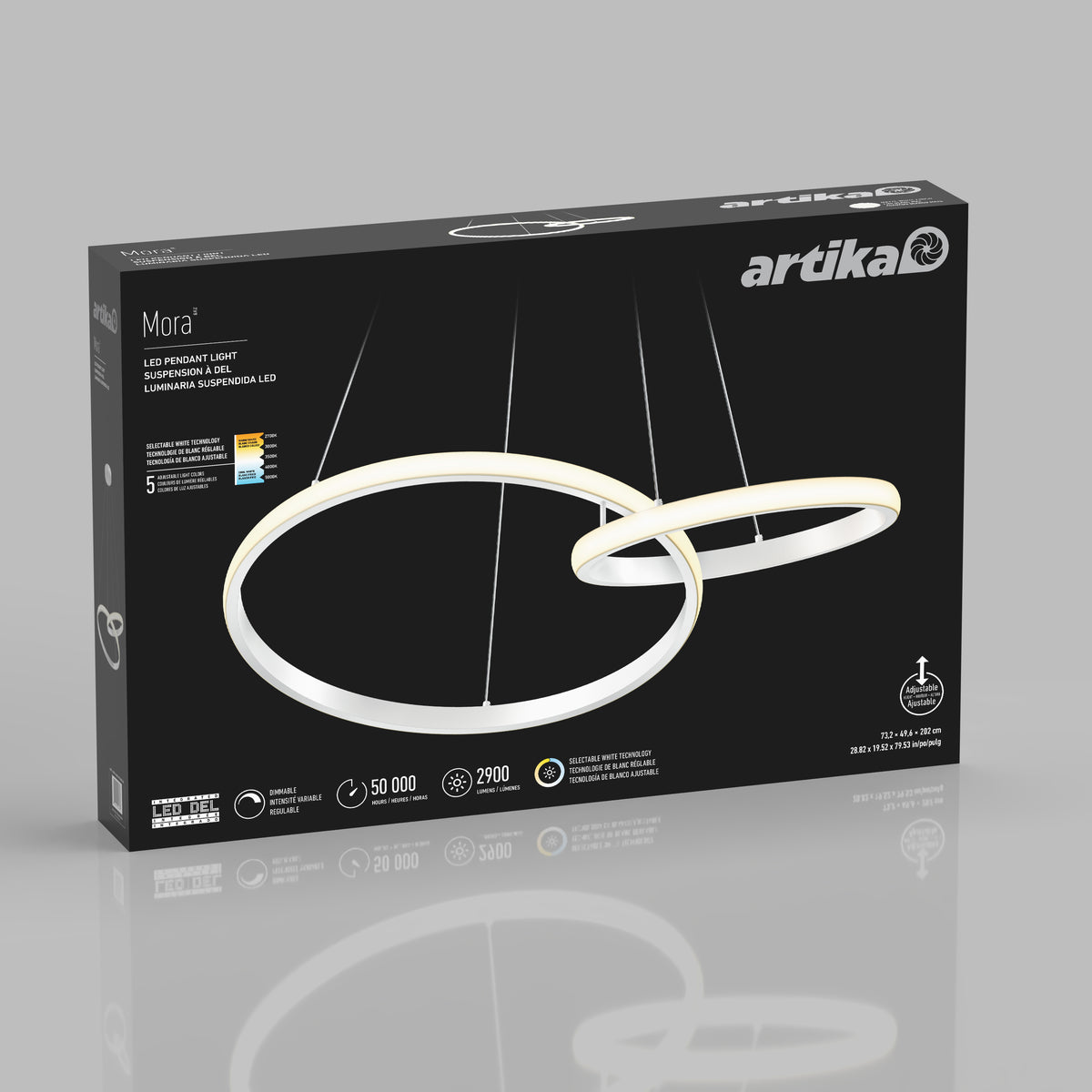 Suspension DEL Mora 28 po, 5 TCC