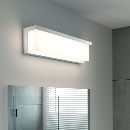 Bristol 18 po (46 cm) luminaire de vanité DEL intégré 3 TCL pour salle de bain