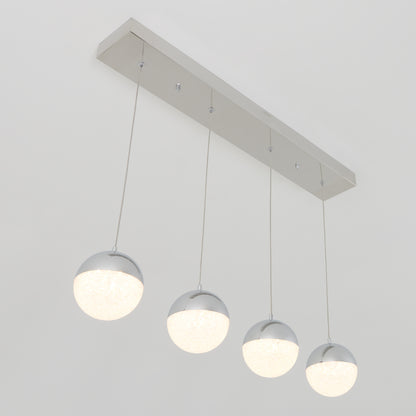 Sparkle lámpara suspendida LED de 4 luces