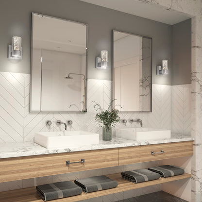 Essence applique meuble Lavabo à 1 Lumière