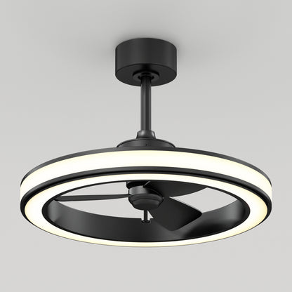 Edwin ventilateur moderne 23 po. à DEL - avec télécommande