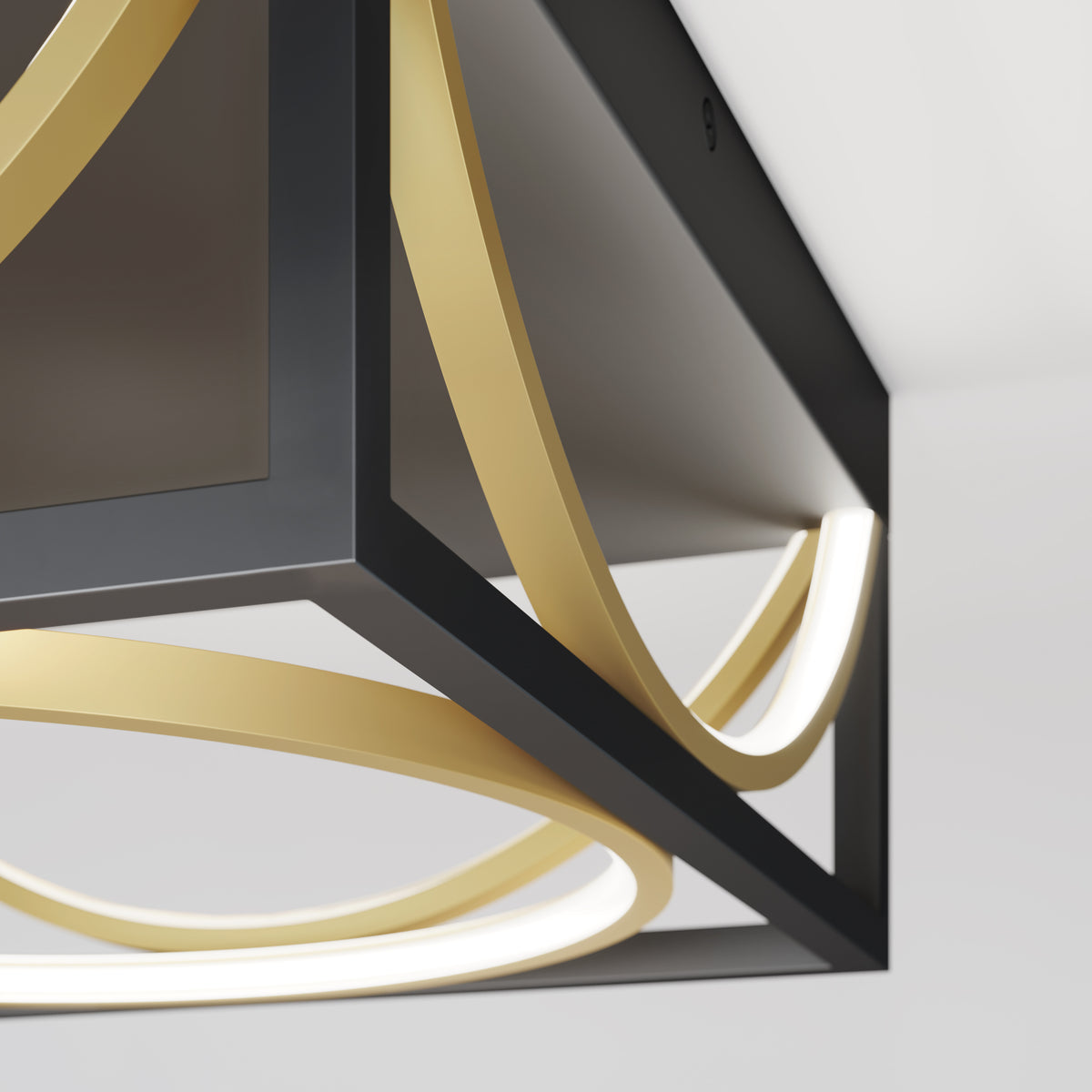 Luxury modern LED flush mount light