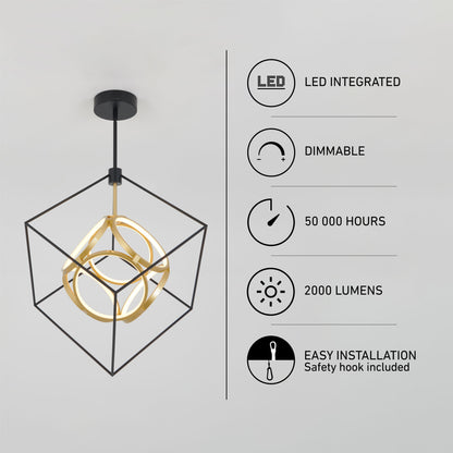 Luxury lámpara suspendida LED