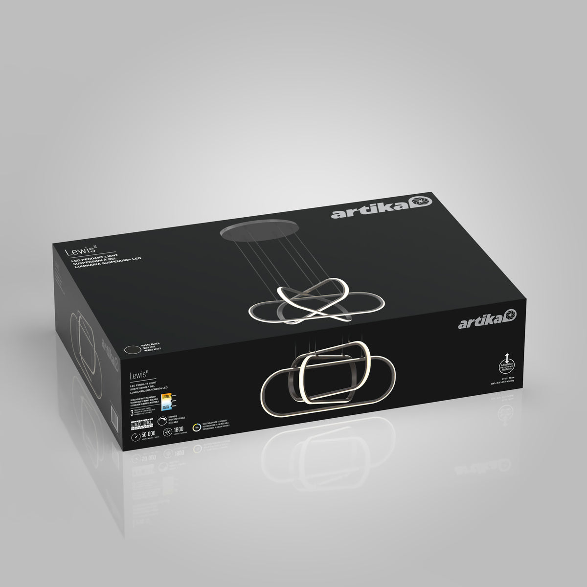 Lewis lámpara suspendida moderno LED 3 CCT