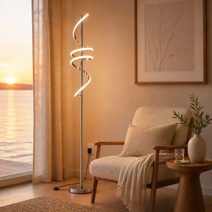 Coda modern LED floor lamp 5CCT