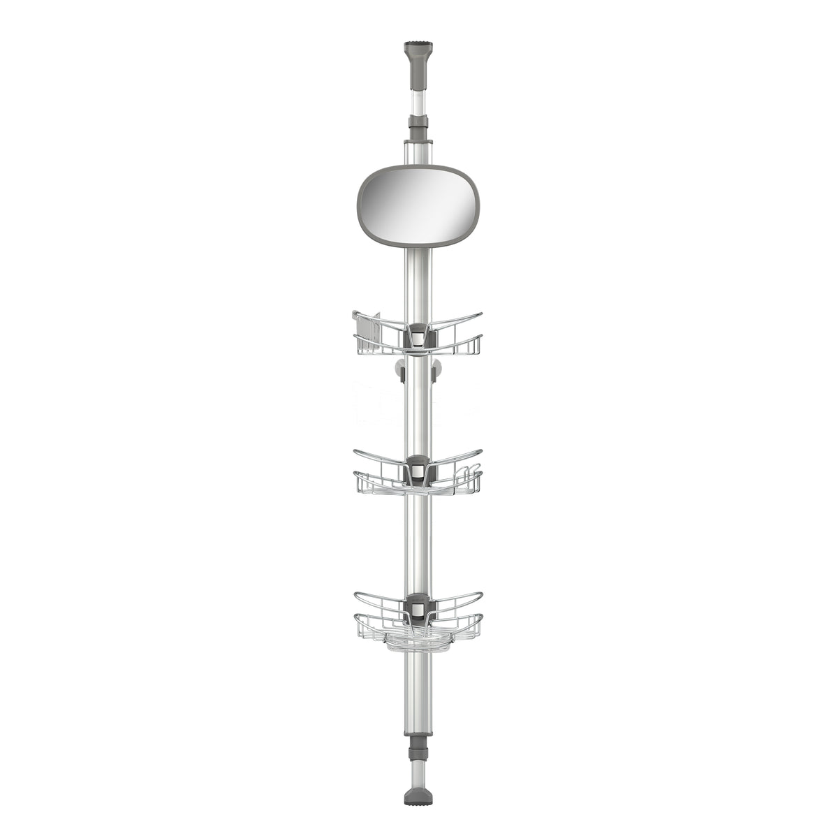 Organisateur de douche Neptune avec miroir et 3 paniers