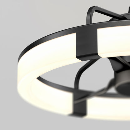 Sunnyvale ventilateur moderne 23 po. à DEL - avec télécommande