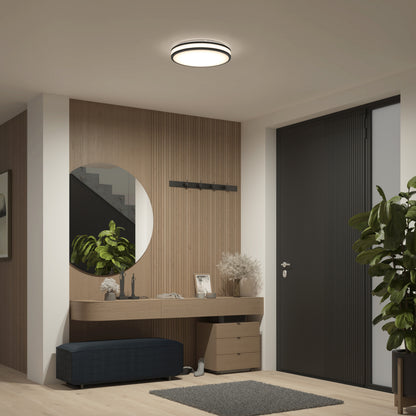 Hemisphere 15 in. LED flush mount light 5 CCT