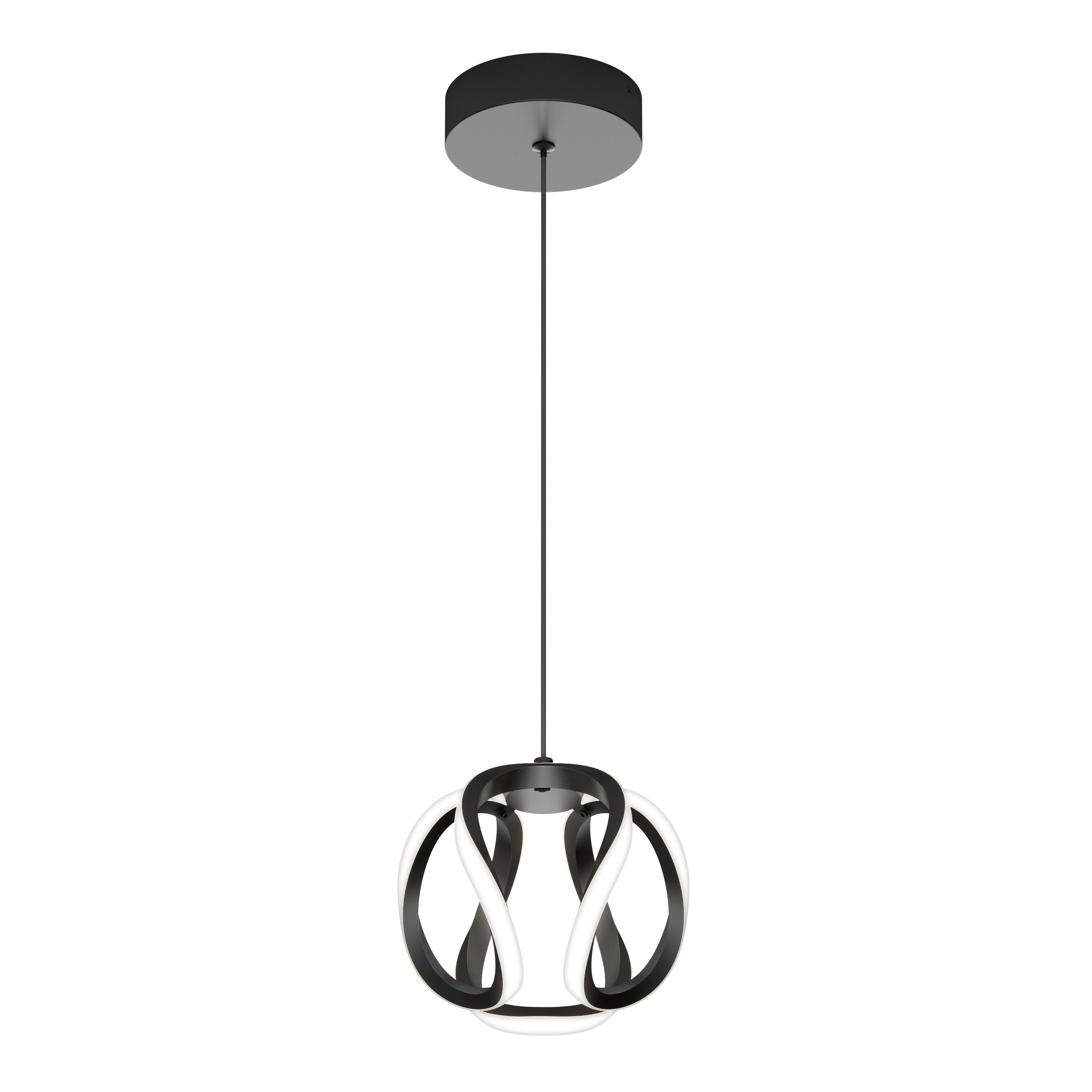 Vivaldi LED Pendant Light in Matte Black | Artika Canada
