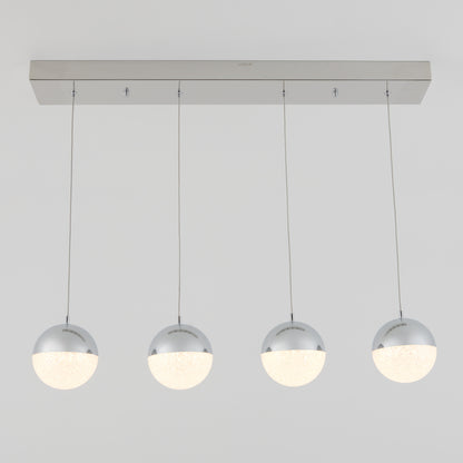 Sparkle lámpara suspendida LED de 4 luces