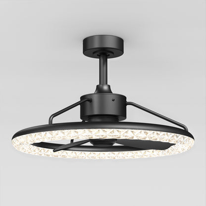 Carat 23" LED Modern Ceiling Fan with Remote Control