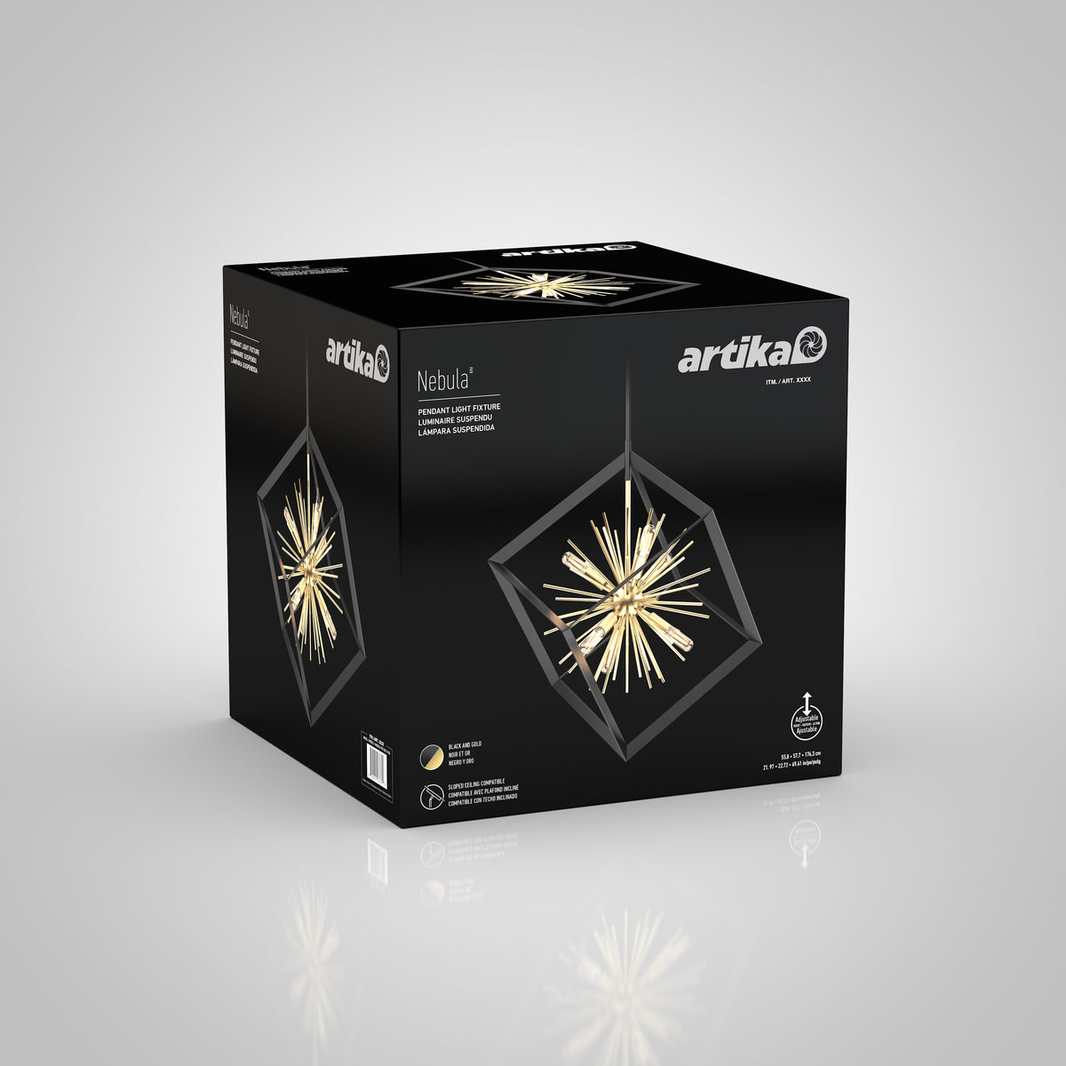 Nebula 6-light pendant