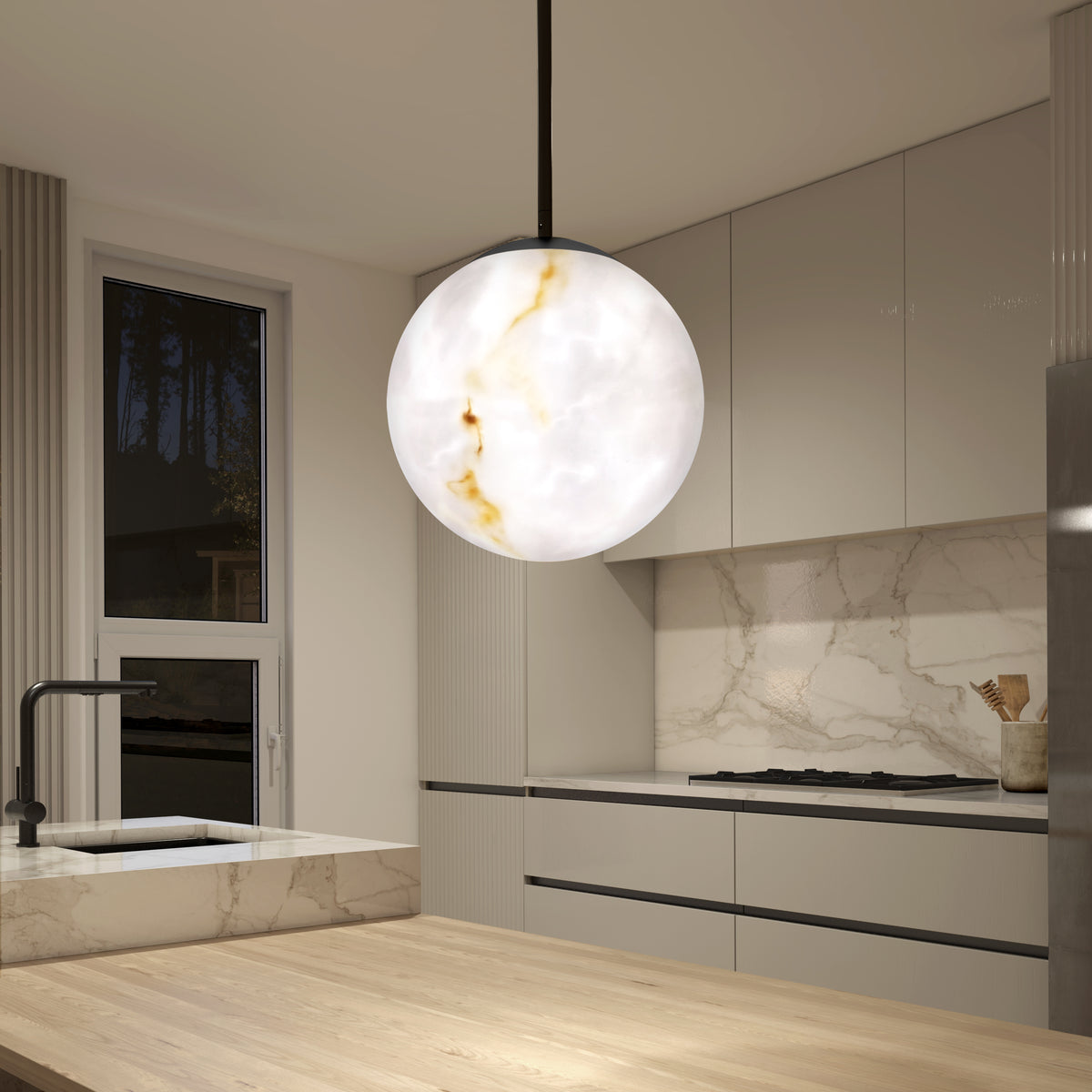 Selena LED contemporary pendant light 3 CCT