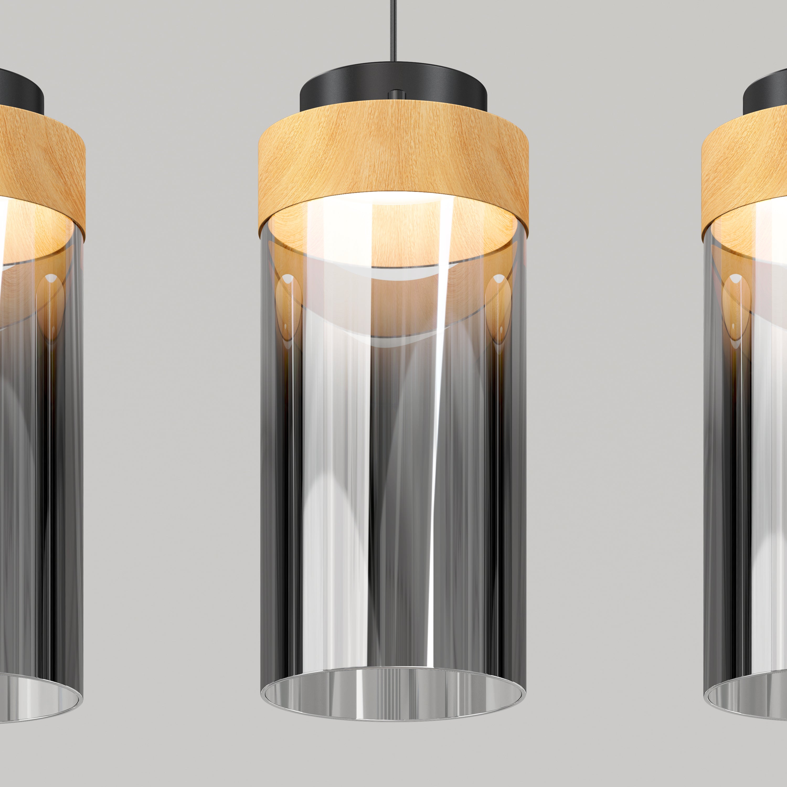 Hanson 4-light LED pendant in Black | Artika Canada