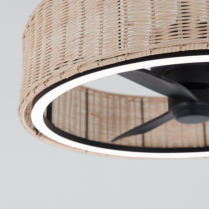Kalani ventilateur de plafond 24 po. - avec télécommande