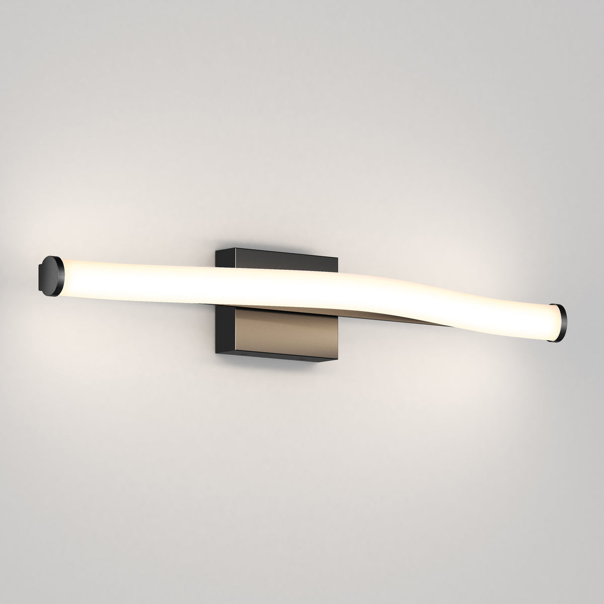 Arc 27-in (69 cm) Integrated LED 5-CCT Vanity Light Bar for Bathroom