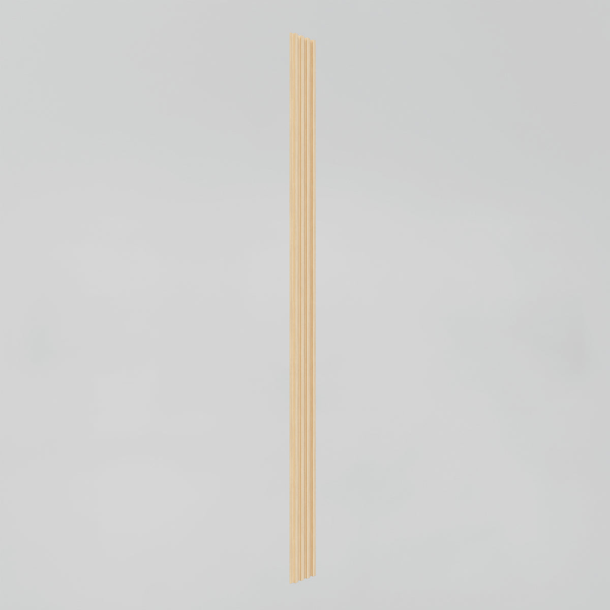 The Artika Panolok 30.67 ft wall panel kit (pack of 8) features vertically aligned panels with an oak finish, inspired by Scandinavian design, displayed against a plain light gray background.