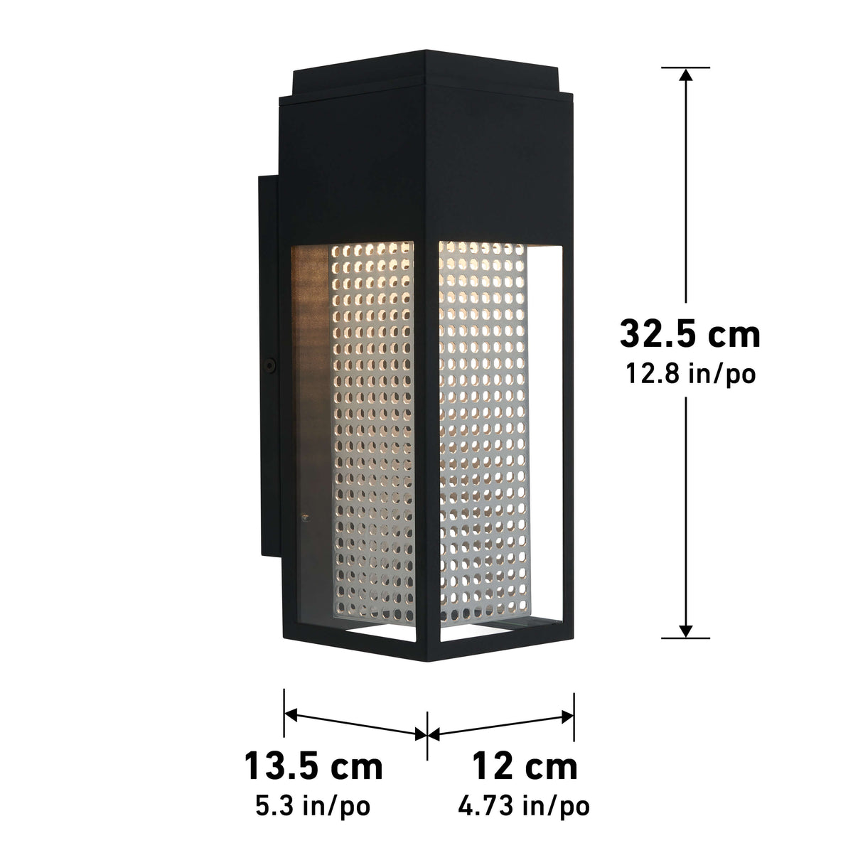 Meteor LED indoor-outdoor wall light