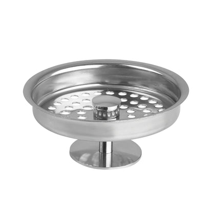 Ideal for the Baycrest 31 in. Modern Sink by Artika, this strainer catches debris with a sleek central knob design.