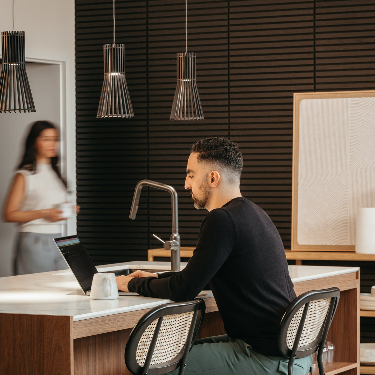 Kiyo modern LED pendant light 3 CCT