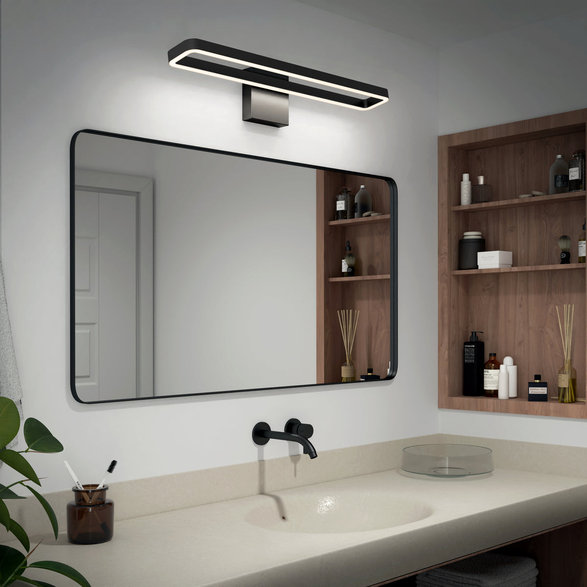 Hinge LED modern bathroom vanity light 3 CCT