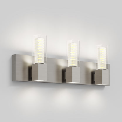 Hologram 24-in (61 cm) 3-Light Modern LED 5-CCT Vanity Light for Bathroom