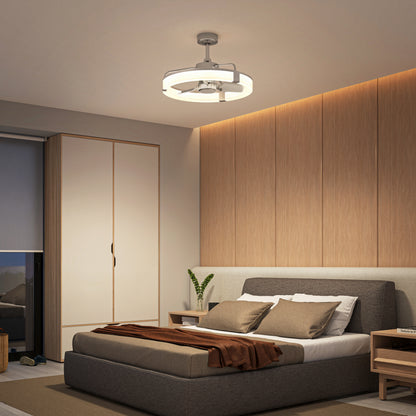 Sunnyvale ventilateur moderne 23 po. à DEL - avec télécommande