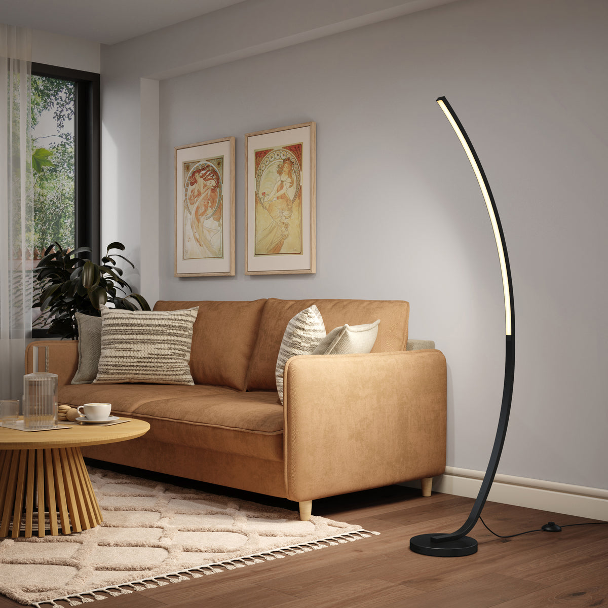 Lampadaire DEL Arc
