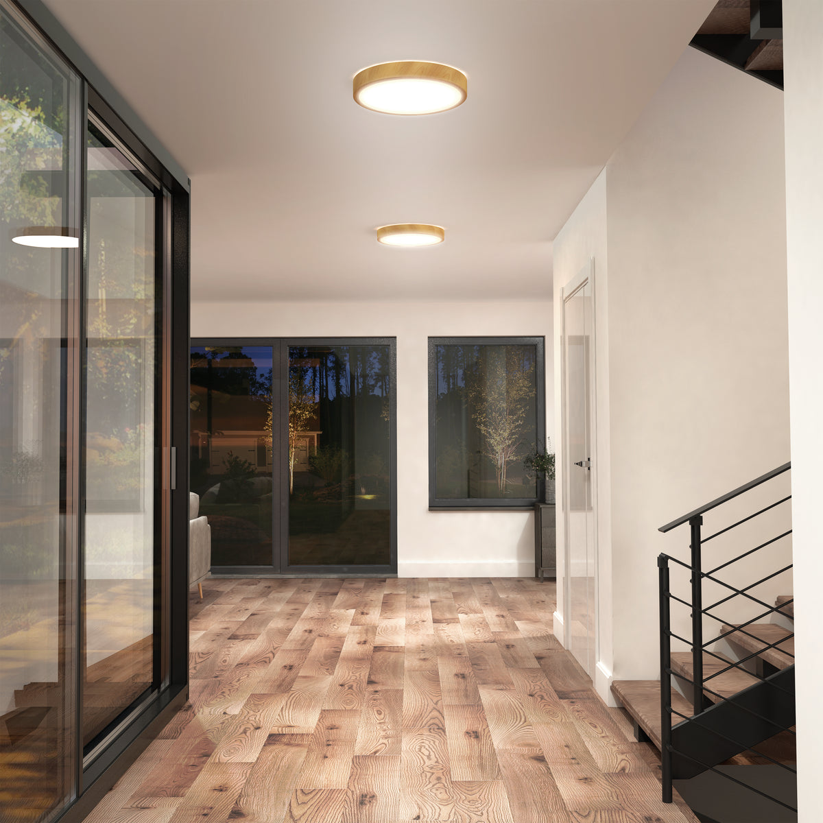 Dryad 15 in. LED Modern flush mount light