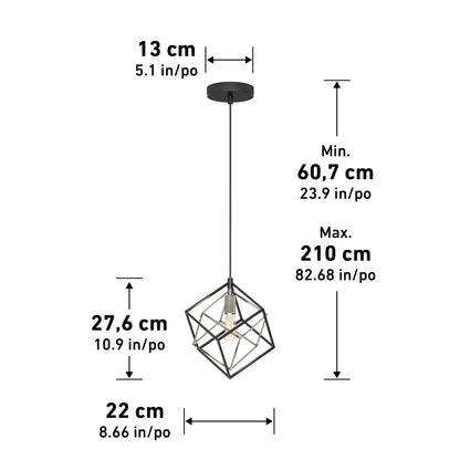 Imperium lámpara suspendida de 1 Luce