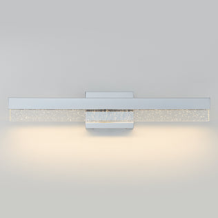 The Artika Essence Bubble Bar LED vanity light features a modern chrome finish and casts a soft glow with its horizontal design.