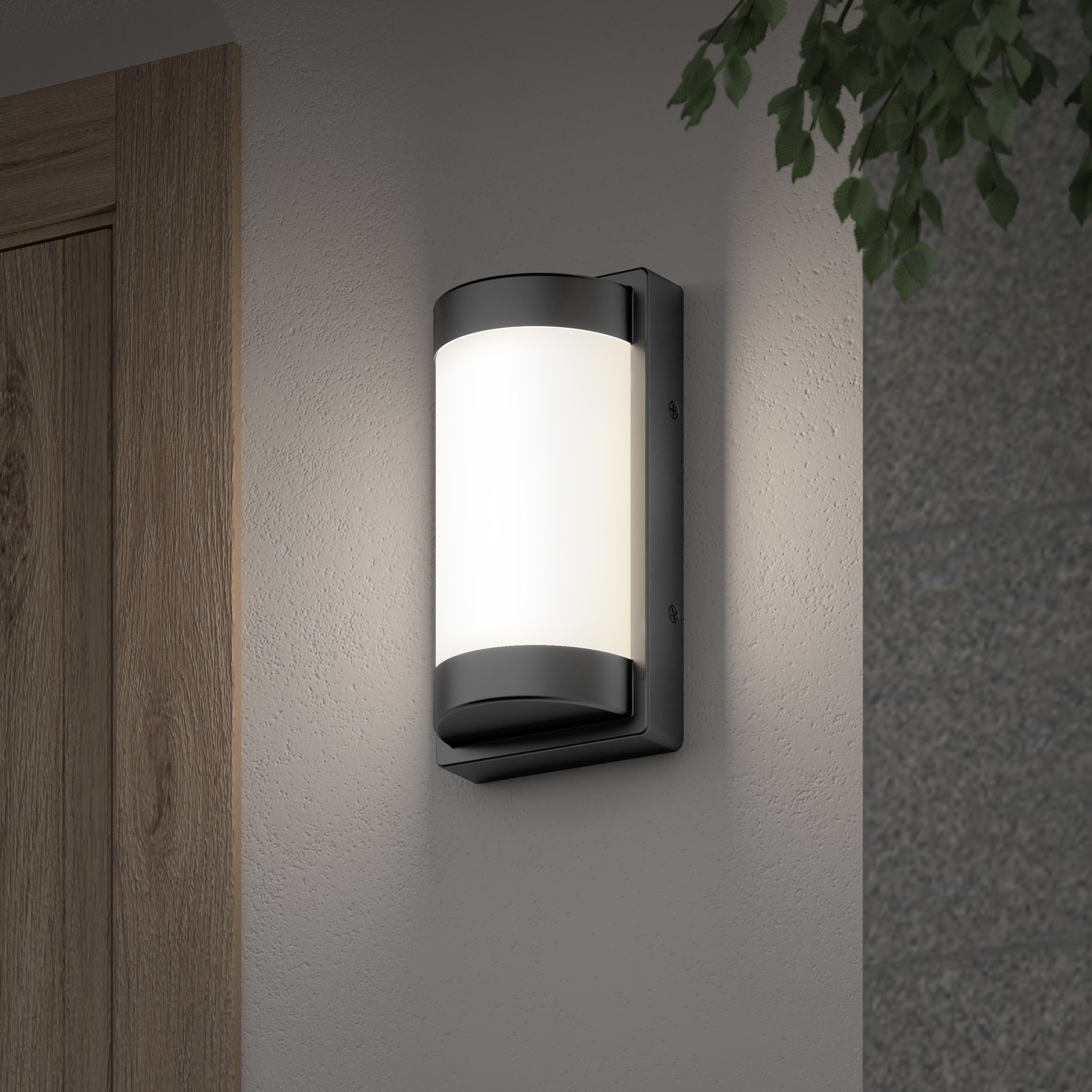 Fogo LED wall light 5 CCT matte black | Artika Canada