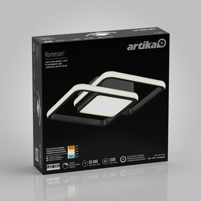 Romeson lámpara de techo LED moderno 11 in. 5 CCT