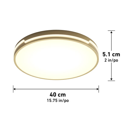 Delray lámpara de techo LED moderno 15.7 in. 5 CCT