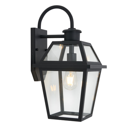 Colonial outdoor lantern wall light