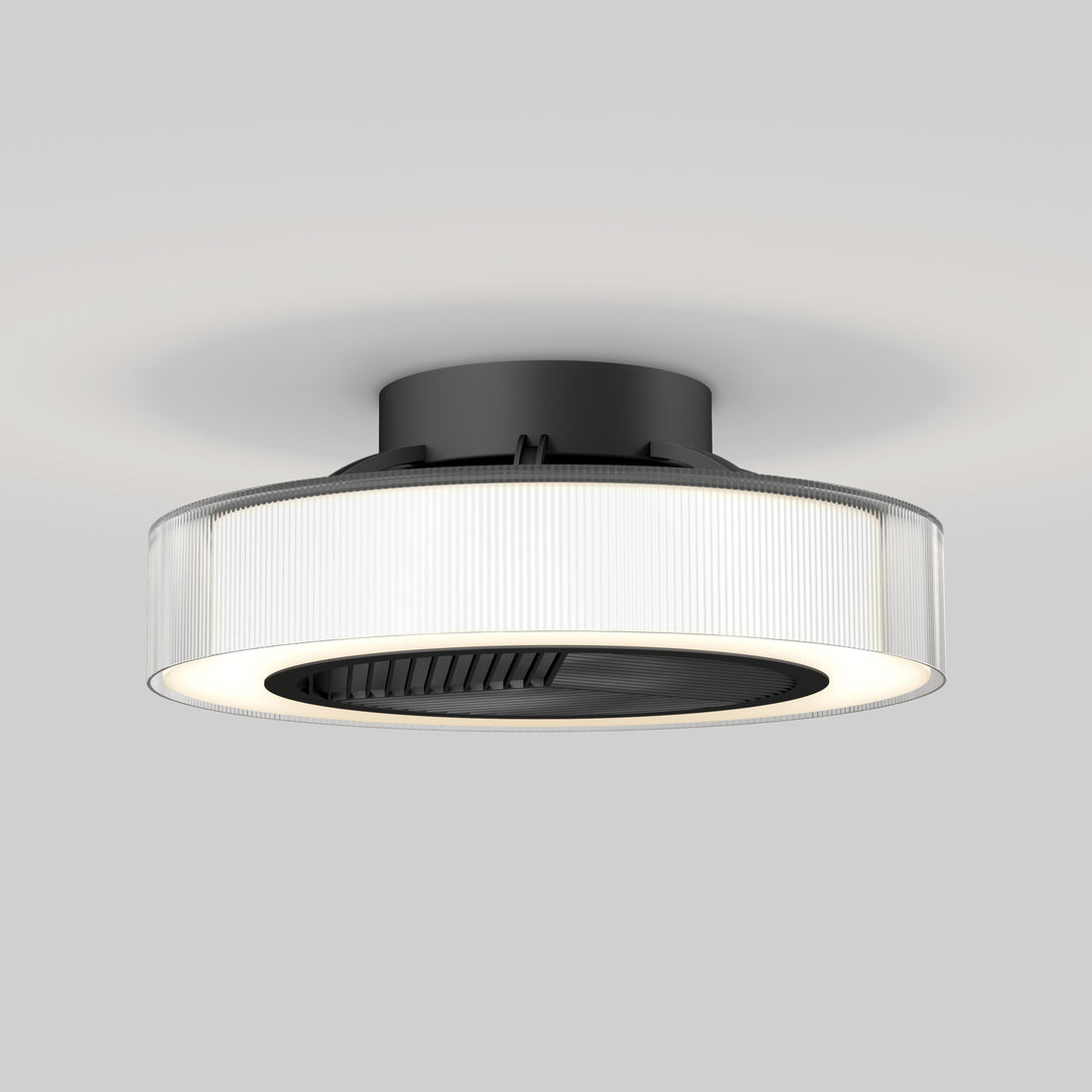 Groove 20 in. LED ceiling fan 3 speeds - in Matte Black | Artika Canada