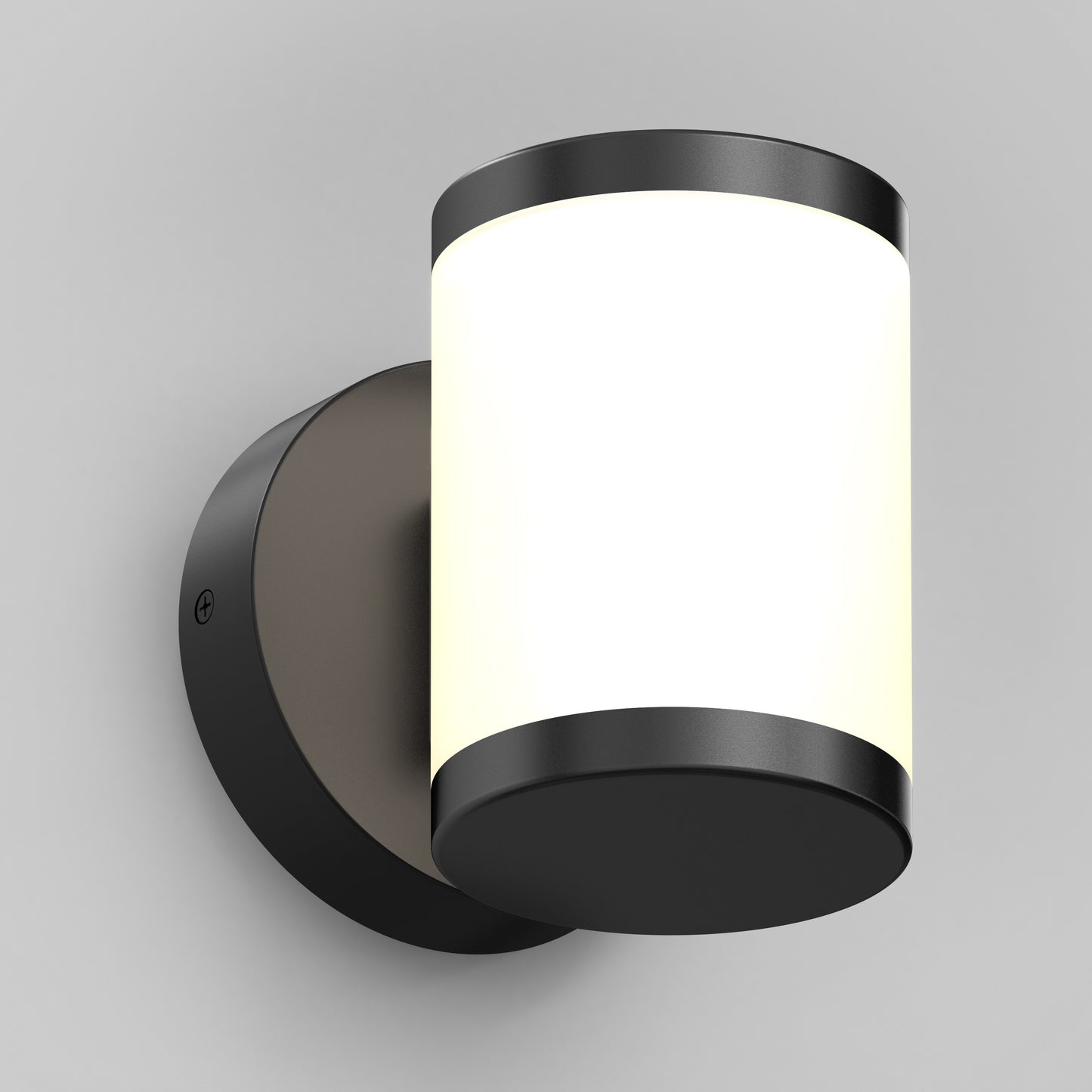 The Artika Landon LED Outdoor Wall Light 2-Pack features a black base and frosted glow for sleek, dimmable exterior lighting.