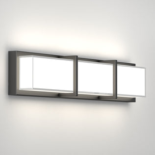 Artika’s Subway 27-in LED Vanity Light Bar features frosted glass on a matte black base for a soft, modern bathroom glow.