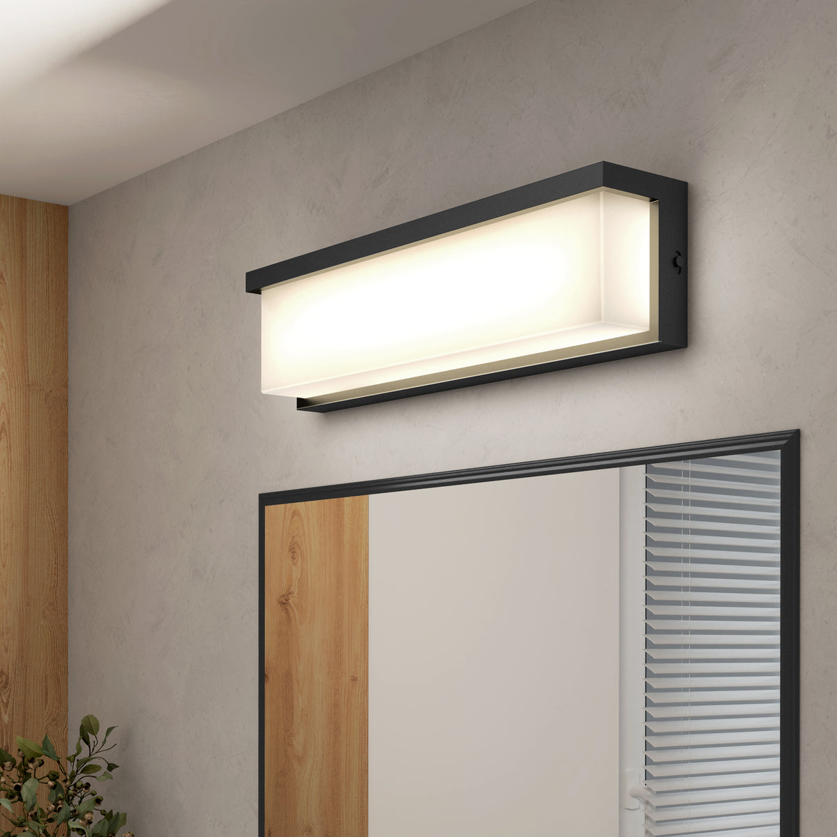Bristol 18 po (46 cm) luminaire de vanité DEL intégré 3 TCL pour salle de bain
