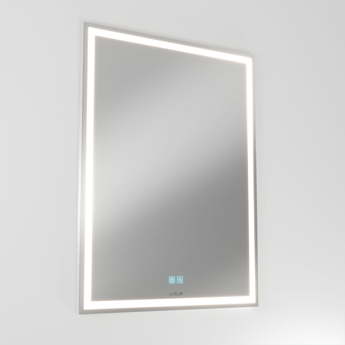 Aurea 61 x 79 cm (24 x 31 in.) espejo LED de baño antivaho