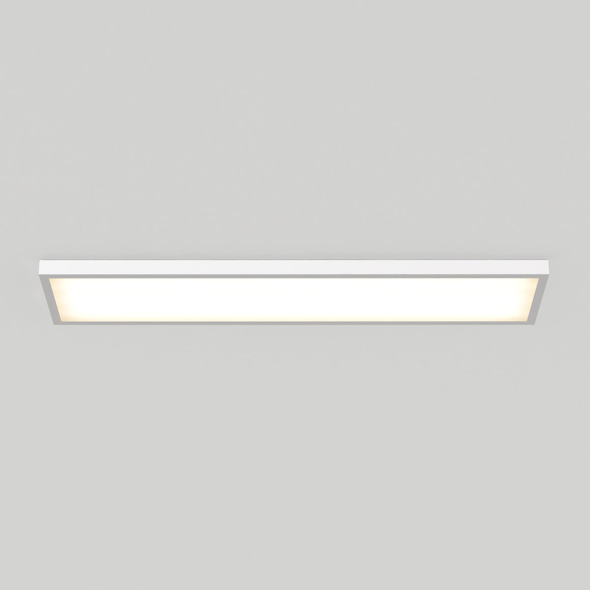 The Artika Skyshade smart RGB LED light panel casts a soft, even glow on a plain light gray background.