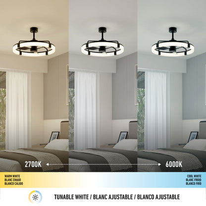 Sunnyvale 28 in. LED modern ceiling fan