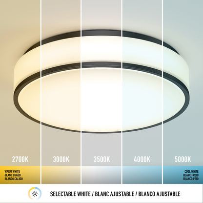 Giada lámpara de techo moderno 15 in. LED 5 CCT