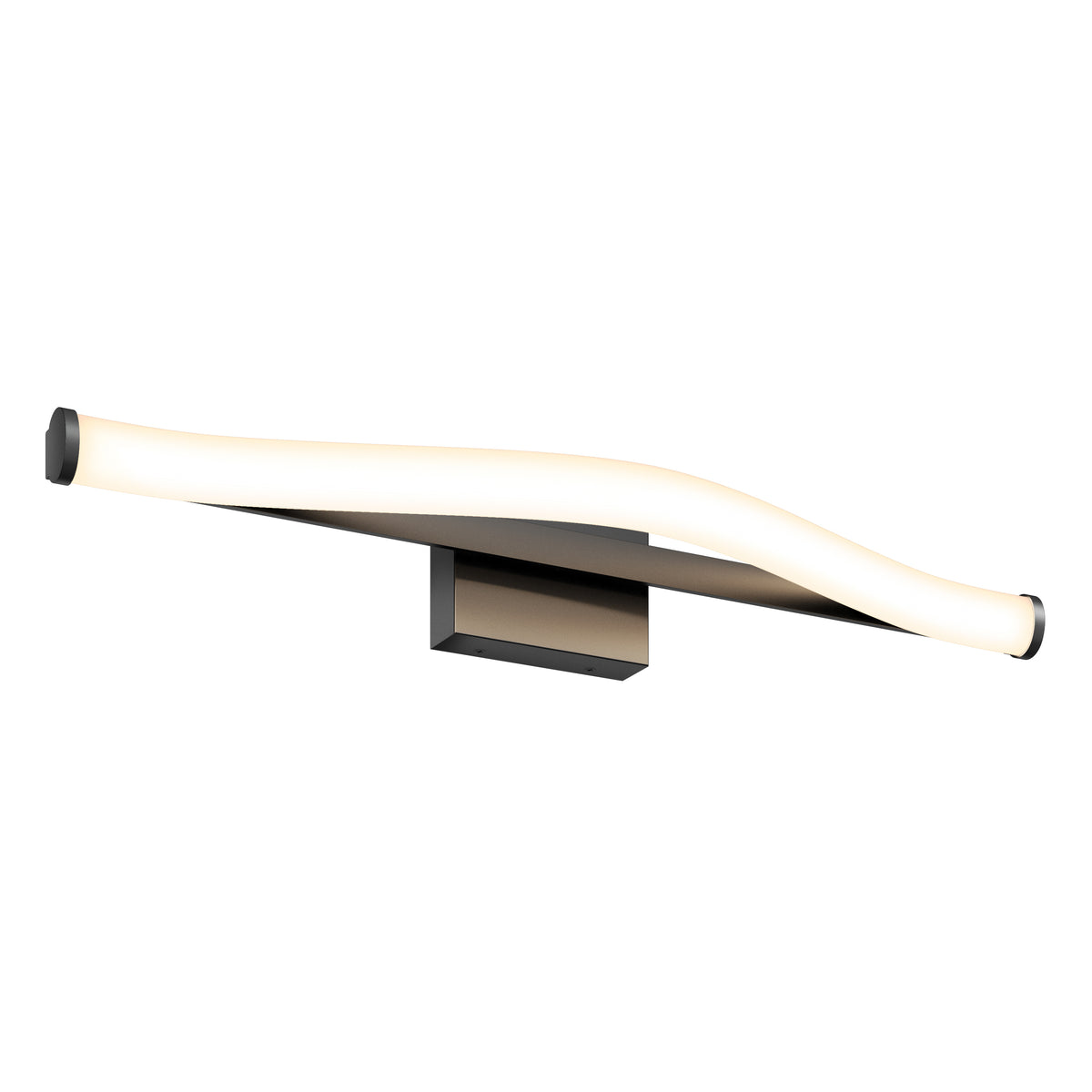 Arc 27-in (69 cm) Integrated LED 5-CCT Vanity Light Bar for Bathroom
