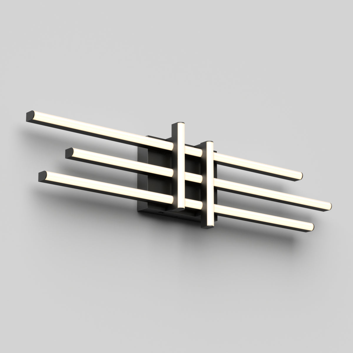 Grid modern LED bathroom vanity light